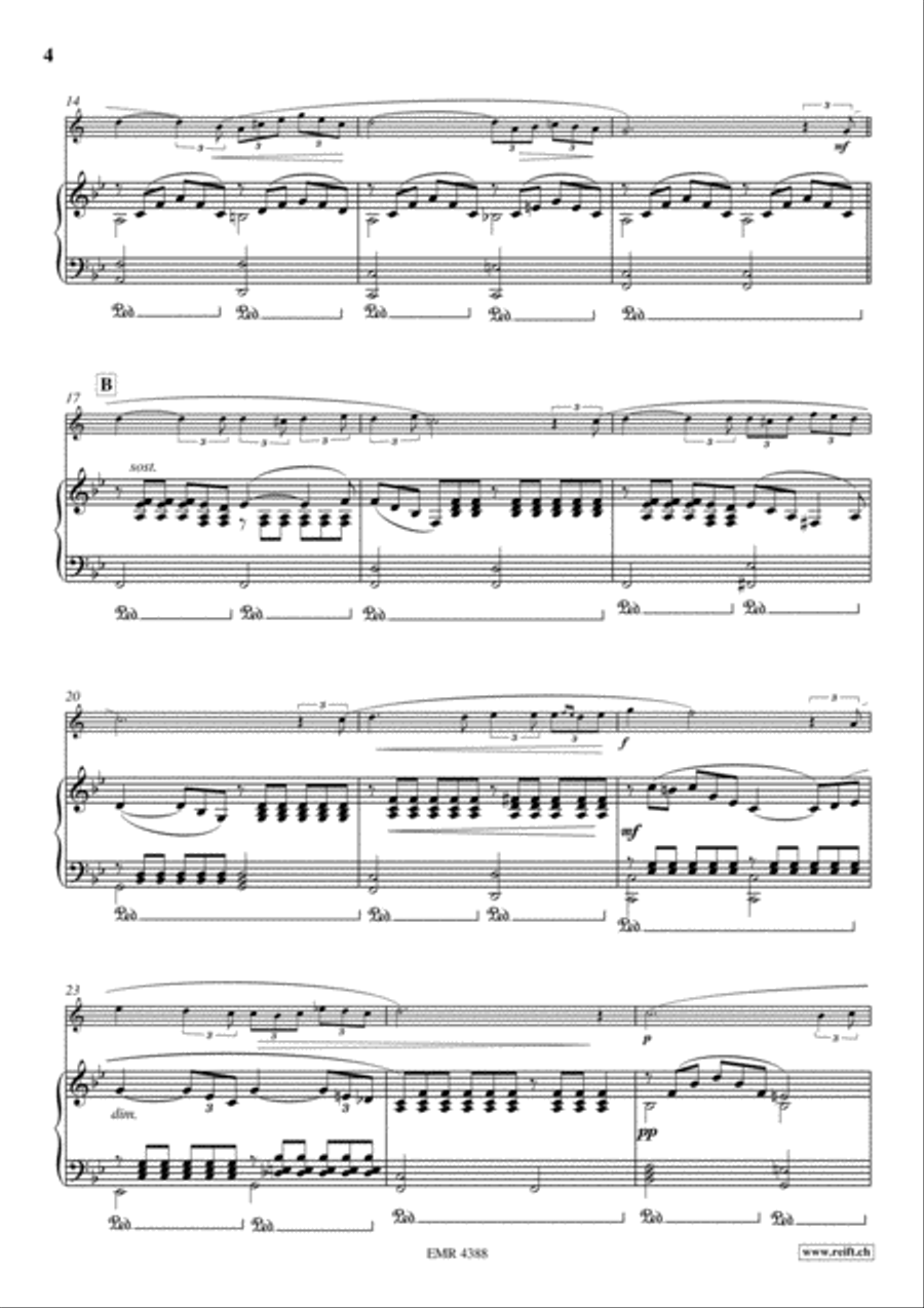 Ave Maria Euphonium scores gallery preview page 4