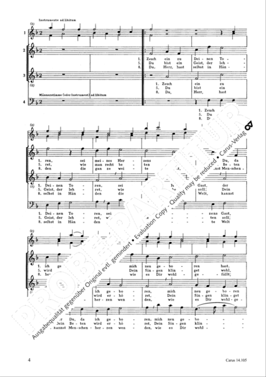 Zeuch ein zu deinen Toren SA scores gallery preview page 3