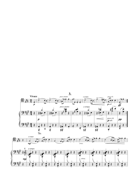 Album Leaves, Opus 28 for Trombone and Piano
