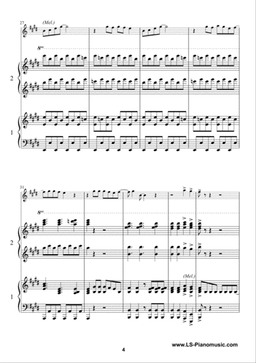 Mamma Mia Flute scores gallery preview page 5