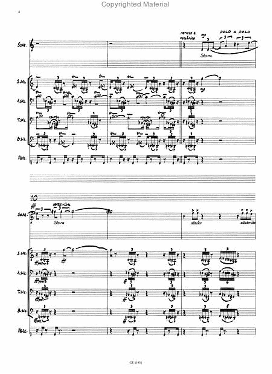 Kantat Kantat Saxophone scores gallery preview page 5