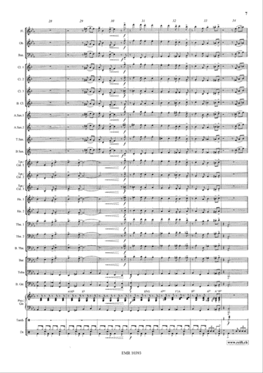 Boogie Never Stops Boogie Never Stops Concert Band scores gallery preview page 8