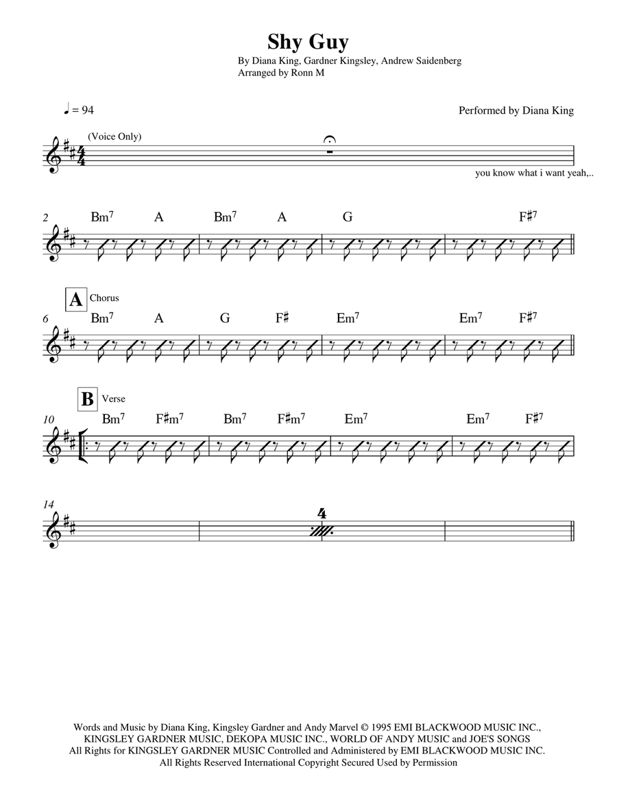 Shy Guy Small Ensemble scores gallery preview page 2