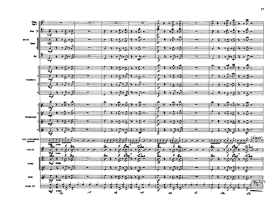 Andromeda Jazz Ensemble scores gallery preview page 20