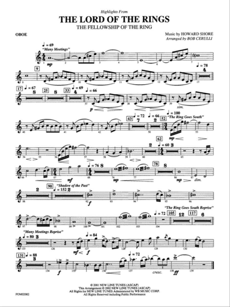 Oboe top tunes orchestra