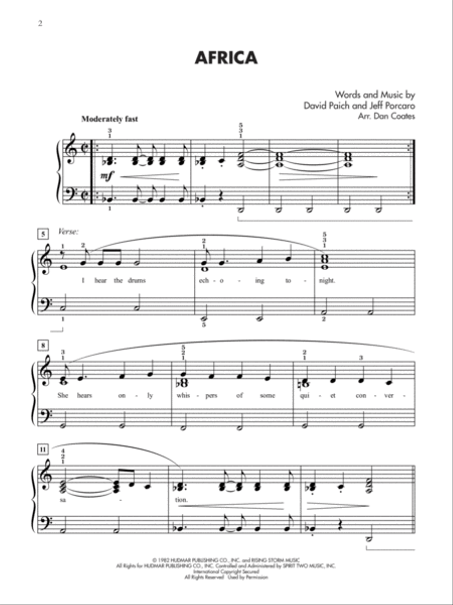 Classic Rock Hits for Teens 1-3 (Value Pack) Piano Solo scores gallery preview page 18