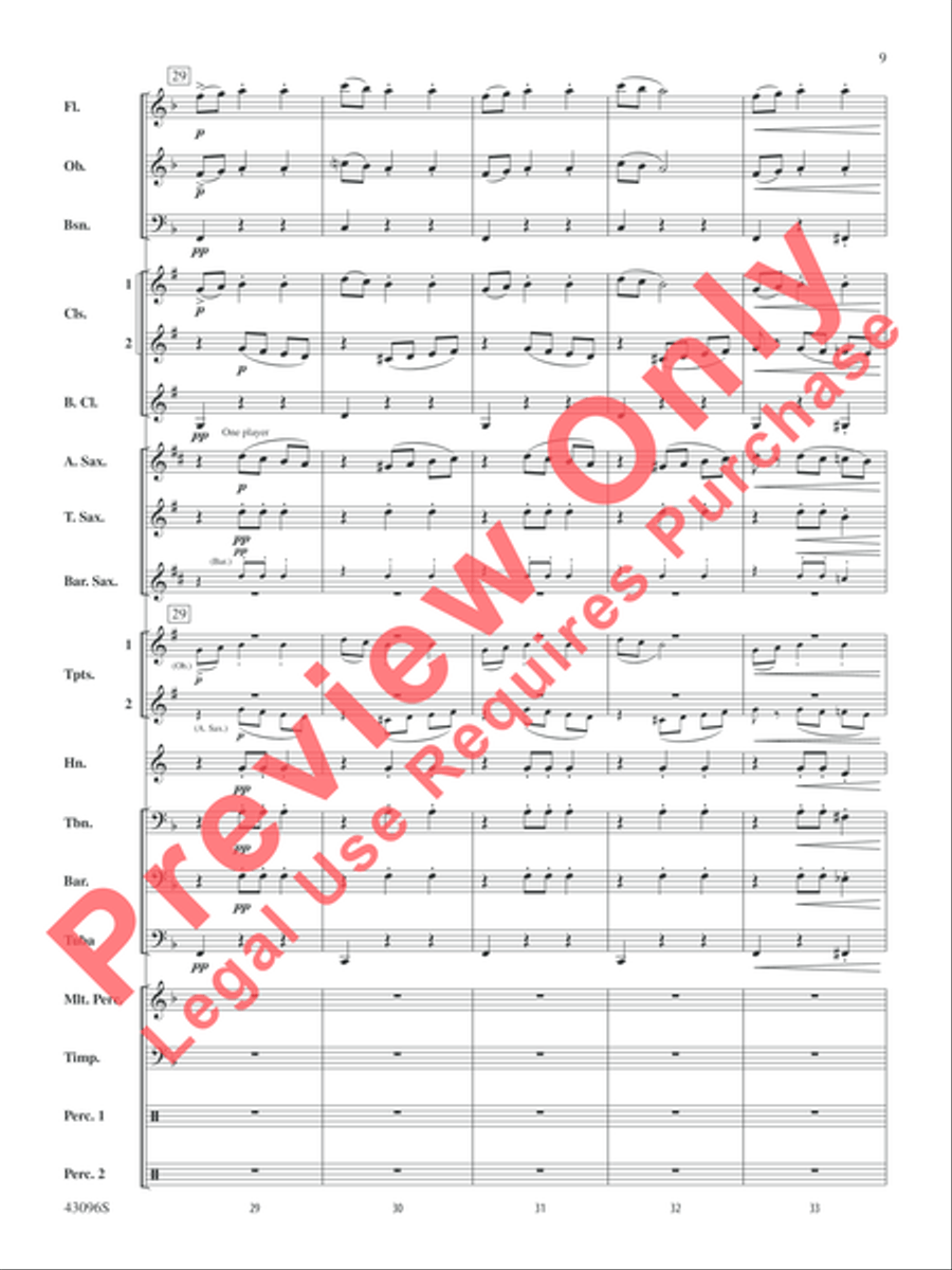 Danse des Ghazies (from The Ballet Suite, Opus 50a) Concert Band scores gallery preview page 10