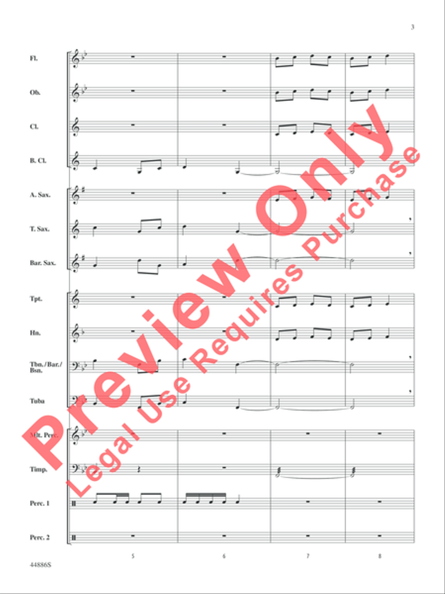A Whole Lot of Christmas Concert Band scores gallery preview page 20