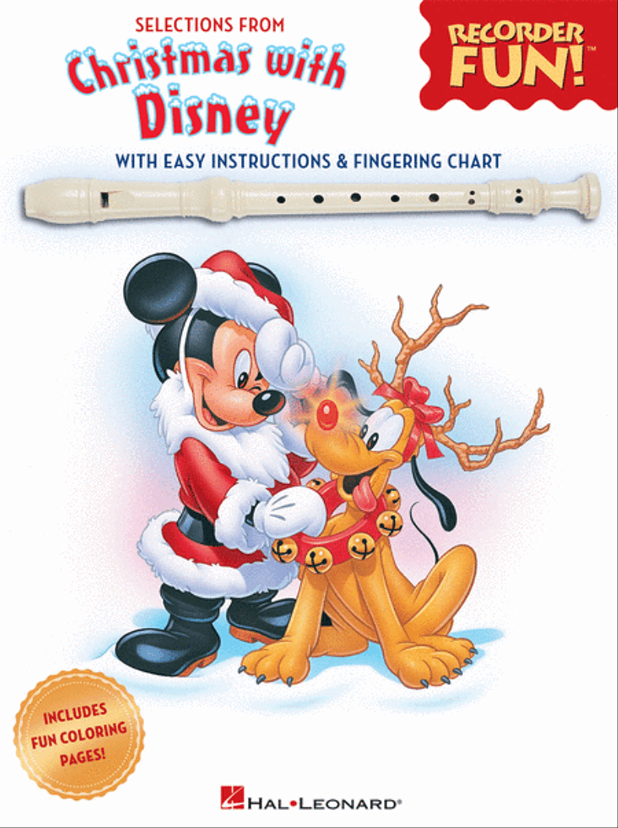 Christmas with Disney Recorder scores gallery preview page 1