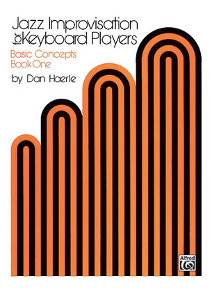 Book cover for Jazz Improvisation for Keyboard Players, Book 1