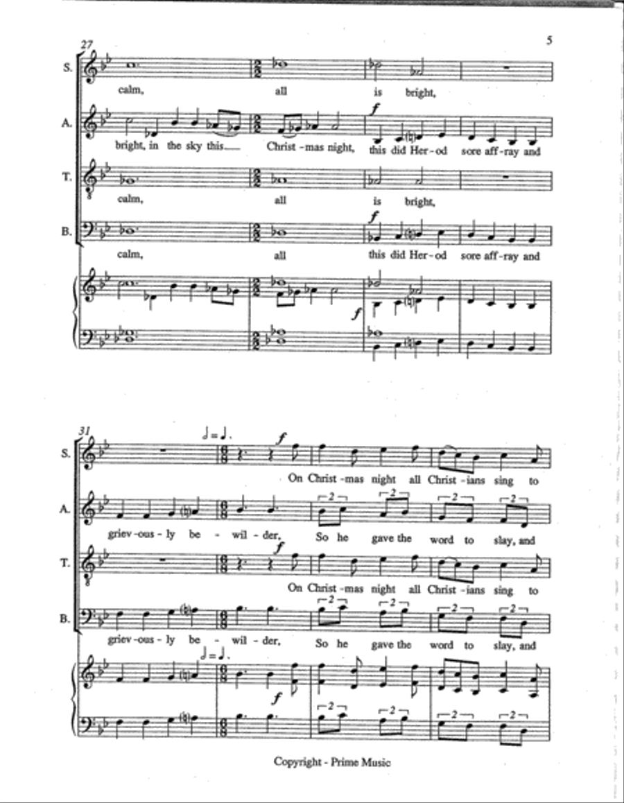 Christmas Pudding Divisi scores gallery preview page 3
