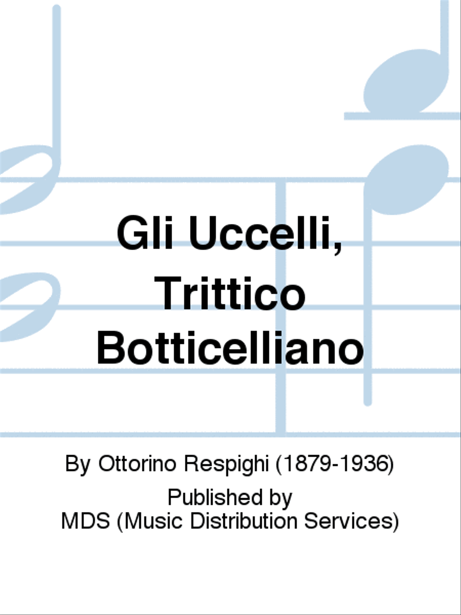 Gli Uccelli, Trittico Botticelliano Score scores gallery preview page 1
