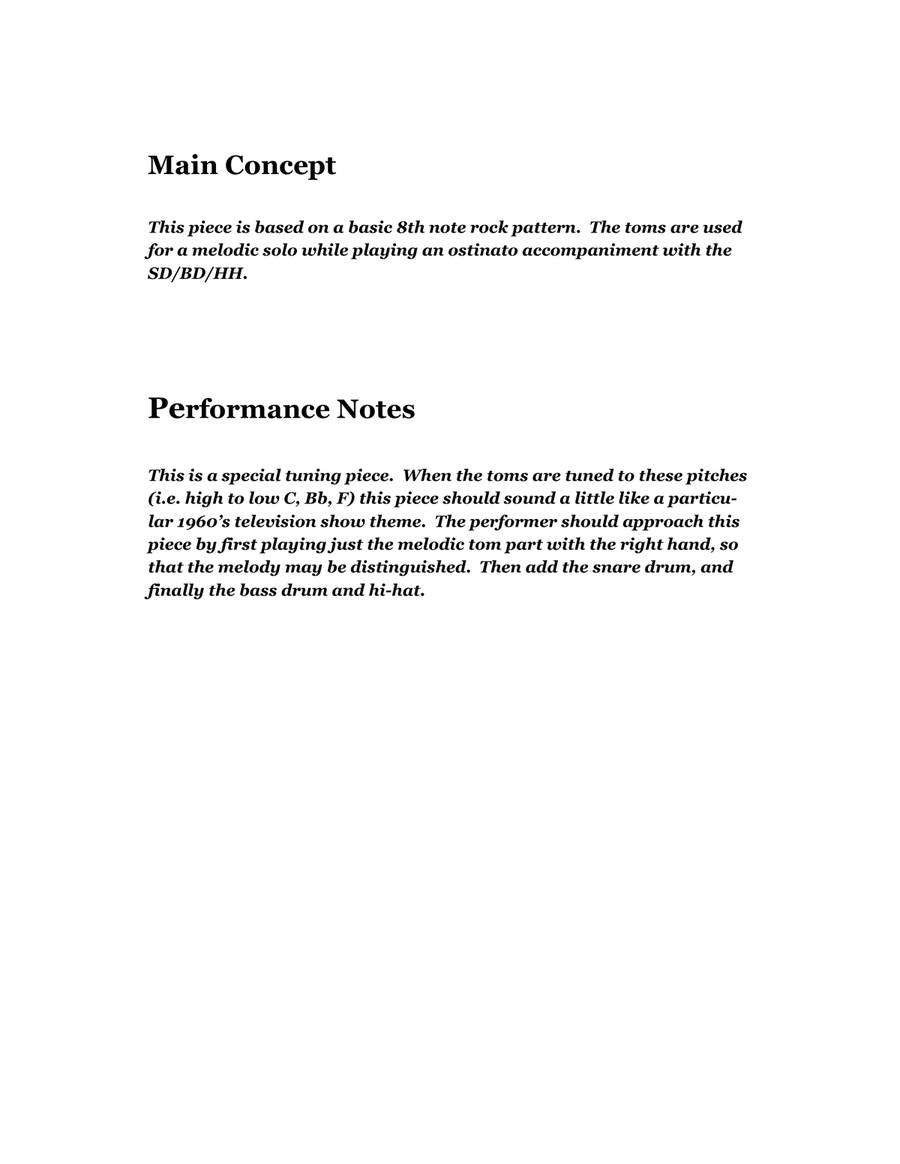 Tasty Morsels Drumset Solos Drum Set scores gallery preview page 4
