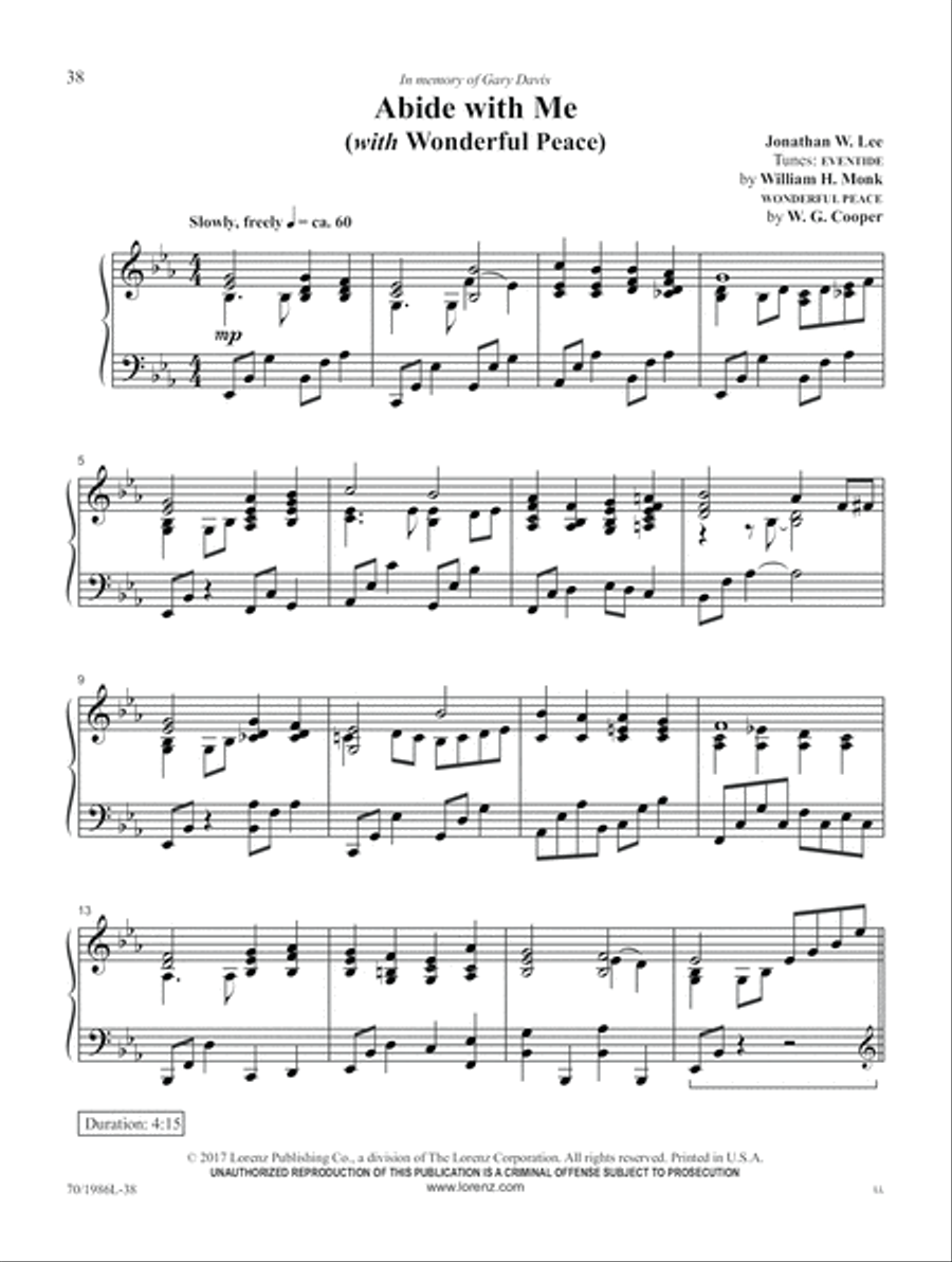 Glory and Grace Piano Solo scores gallery preview page 21
