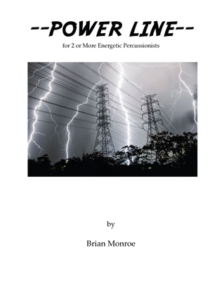 Book cover for Power Line for Two or More Energetic Drummers)