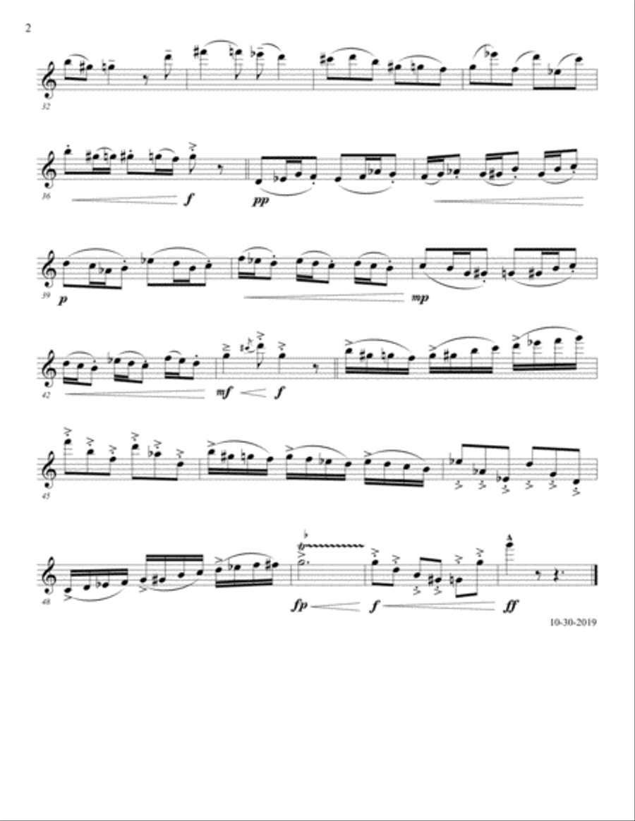 Five Alto Saxophone scores gallery preview page 4