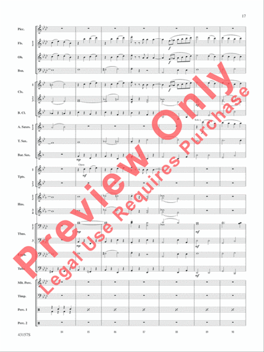 Gershwin by George! Gershwin by George! Concert Band scores gallery preview page 18