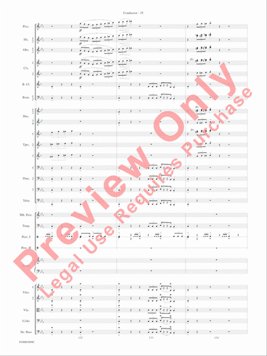 Concert Suite from Star Wars: Episode III Revenge of the Sith Full Orchestra scores gallery preview page 38