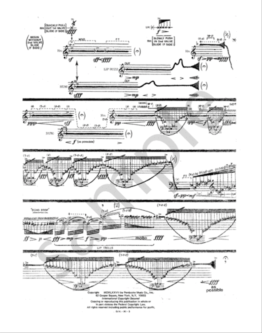 Debussy Variations No. 11 Horn scores gallery preview page 4