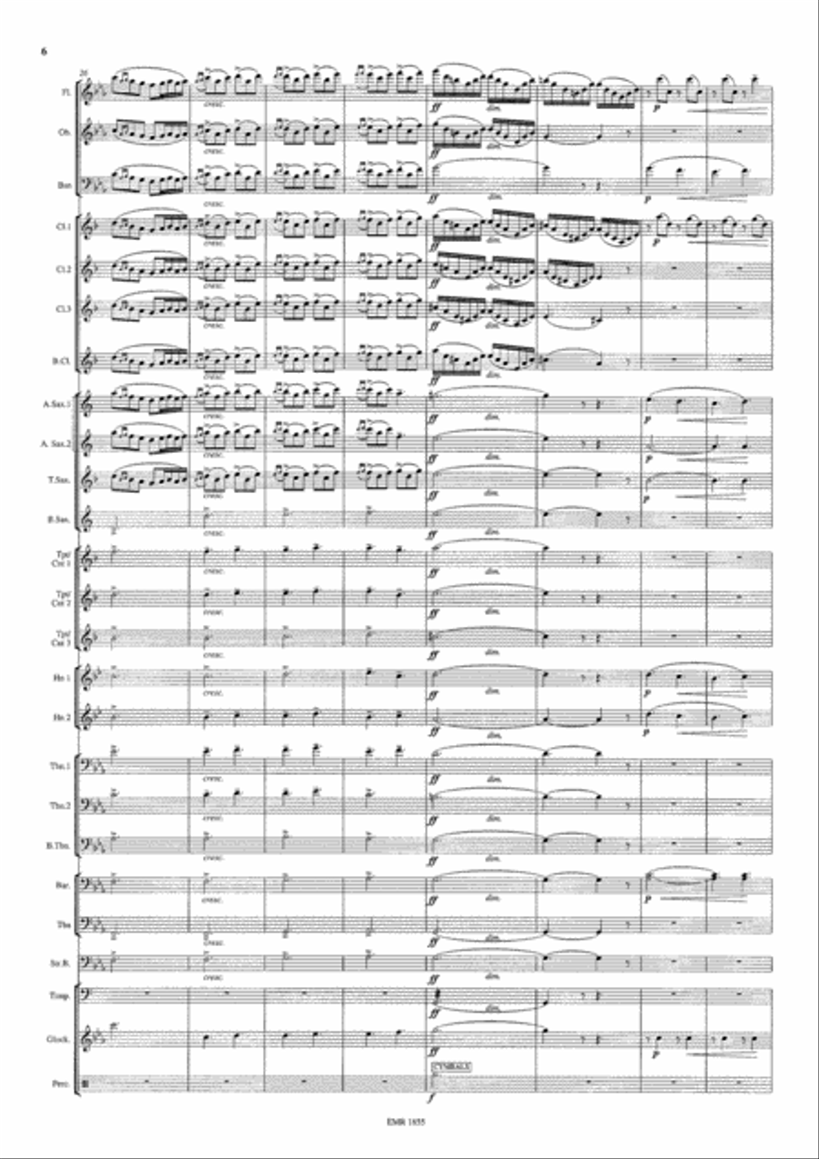 Morning Mood Morning Mood Concert Band scores gallery preview page 7