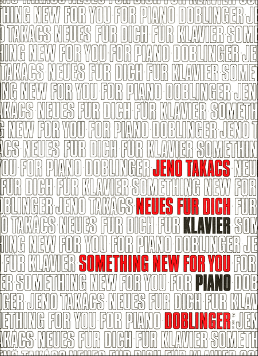 Neues fur Dich / Something New For You Easy Piano scores gallery preview page 1