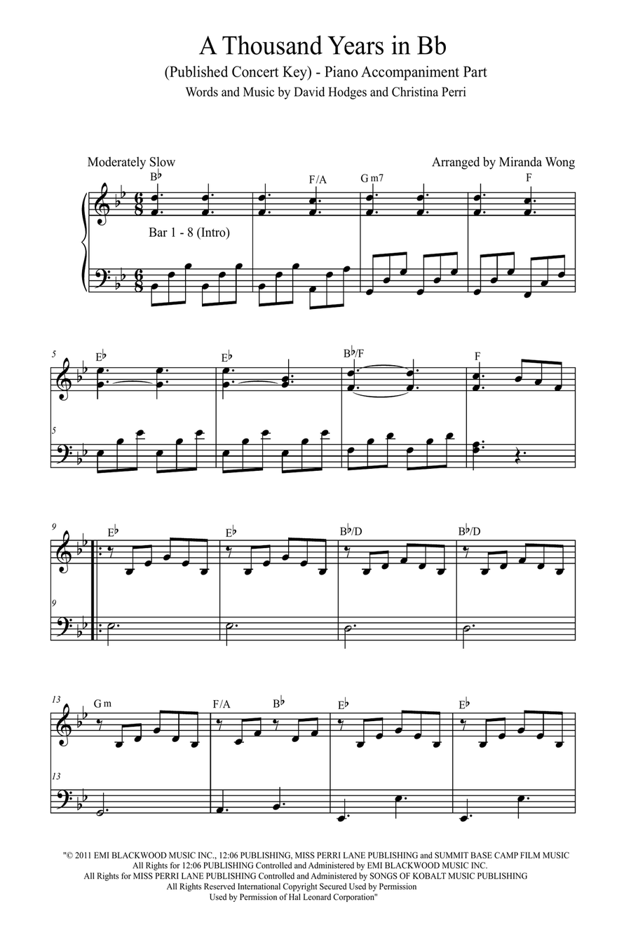 A Thousand Years A Thousand Years Small Ensemble scores gallery preview page 2