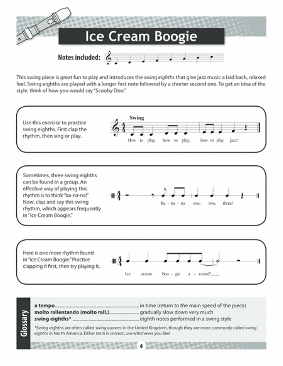 Recorder Jazz Time Recorder Jazz Time Recorder scores gallery preview page 4