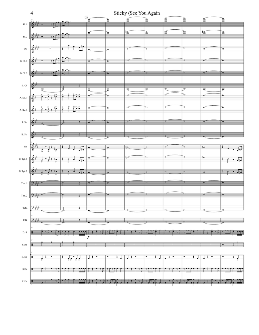 Sticky Marching Band scores gallery preview page 4