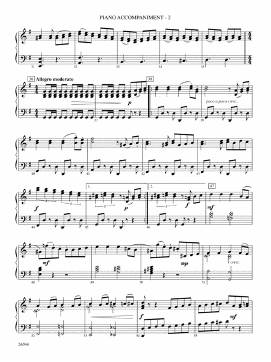 Themes from Capriccio Italien: Piano Accompaniment Full Orchestra scores gallery preview page 2
