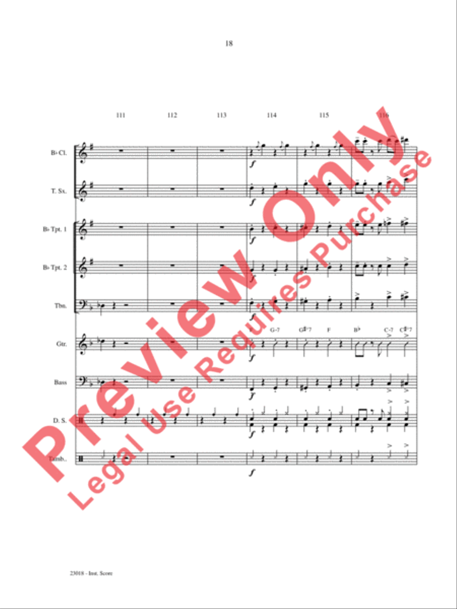 Swing Low, Sing Low Choir scores gallery preview page 19