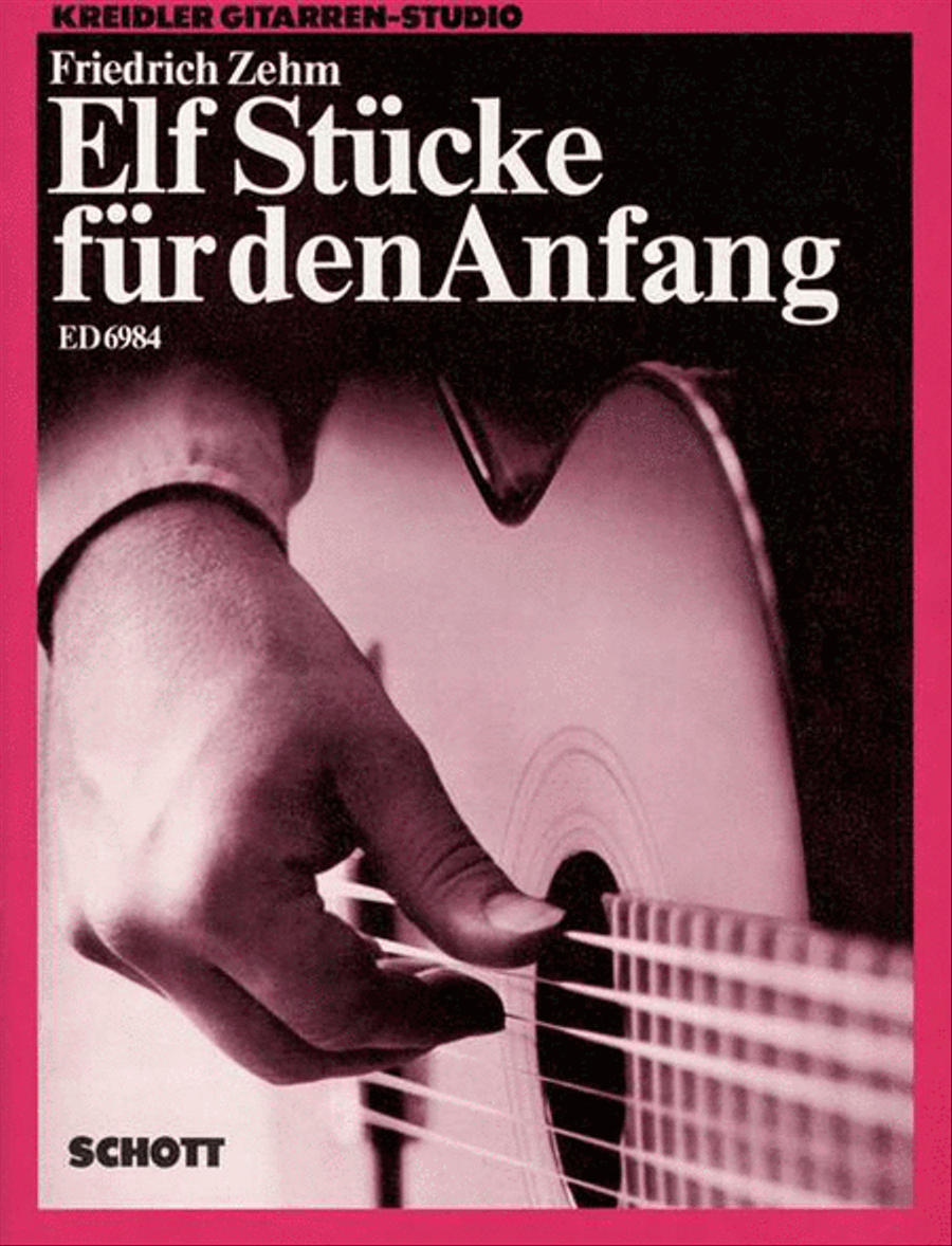 Elf Stücke für den Anfang Guitar Ensemble scores gallery preview page 1