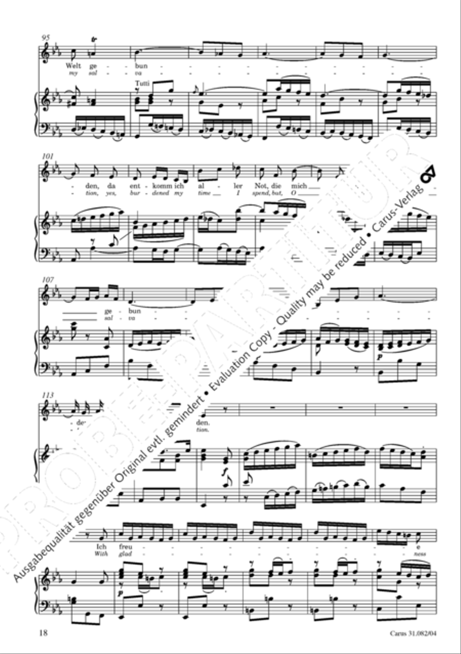 I have enough (Ich habe genung) Mezzo-Soprano Voice scores gallery preview page 19
