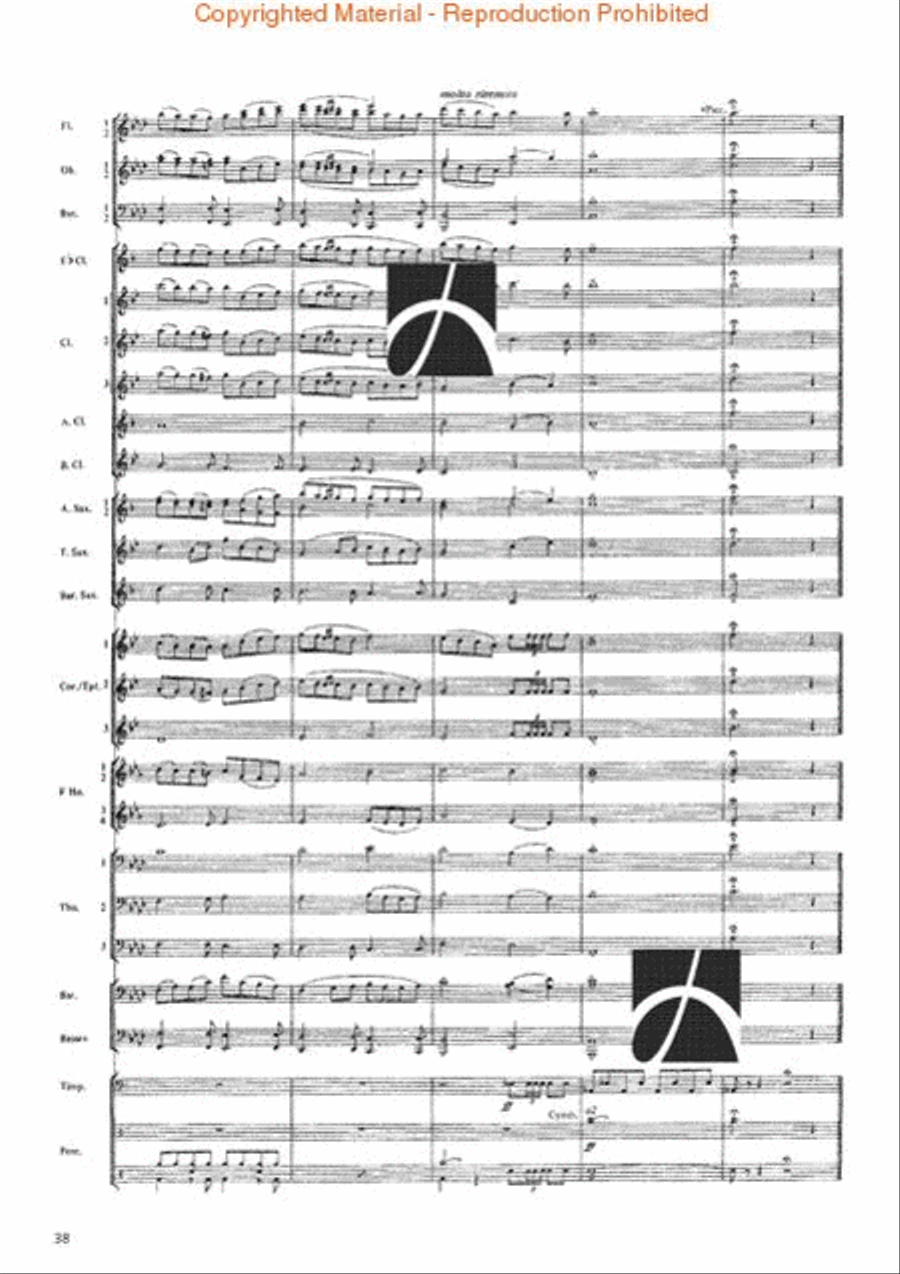 La Storia Concert Band scores gallery preview page 34