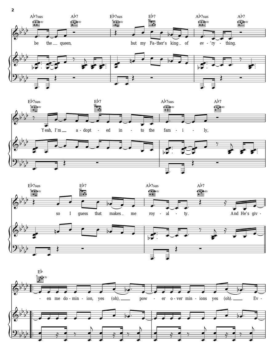 I'm Walking I'm Walking Piano, Vocal, Guitar scores gallery preview page 2