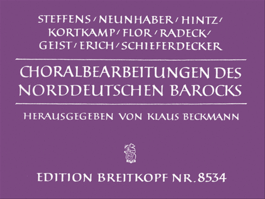 Chorale Settings of the North-German Baroque Organ scores gallery preview page 1