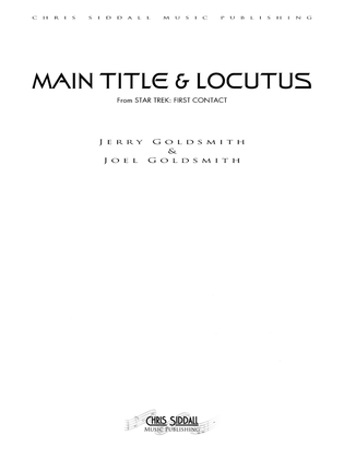 Book cover for Star Trek: First Contact - Main Title / Locutus - Score Only