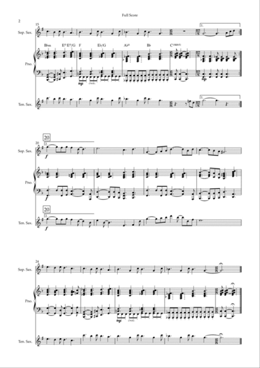 We Are The Champions We Are The Champions Woodwind Duet scores gallery preview page 2