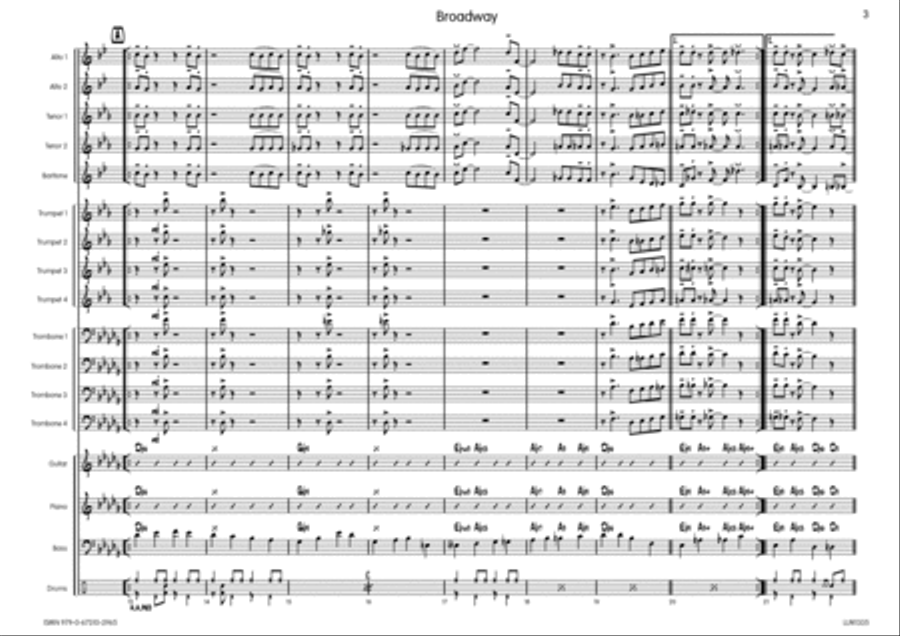 Broadway Big Band scores gallery preview page 4
