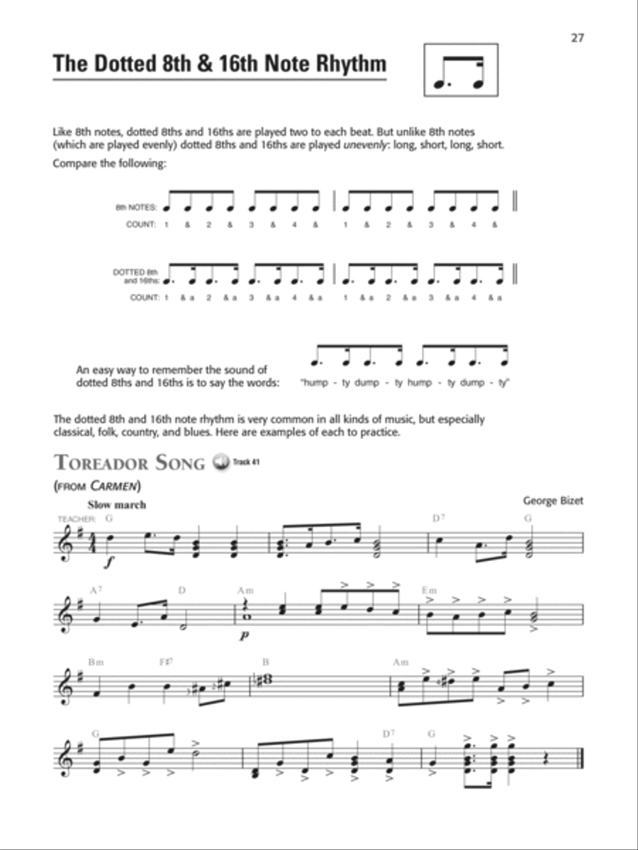 Alfred's Basic Guitar Method, Book 2 Easy Guitar scores gallery preview page 4