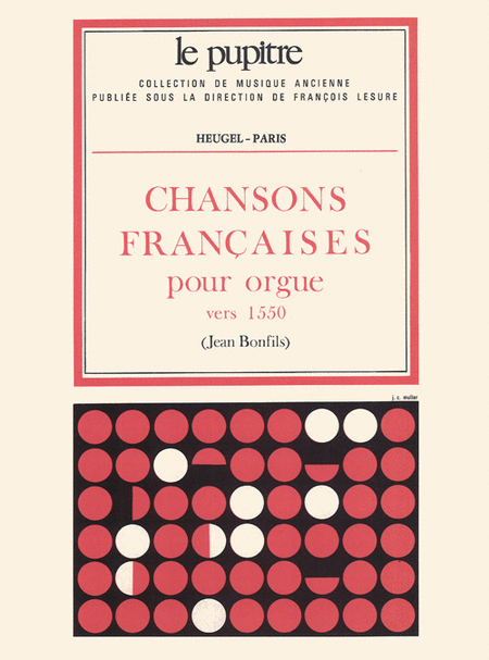 Chansons Francaises Pour Orgue (lp5) (organ)
