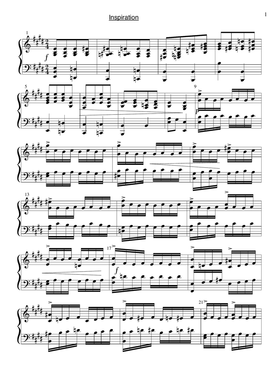 Inspiration 82 Piano Method scores gallery preview page 1