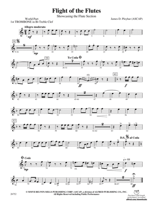 Flight of the Flutes (Showcasing the Flute Section): (wp) 1st B-flat Trombone T.C.
