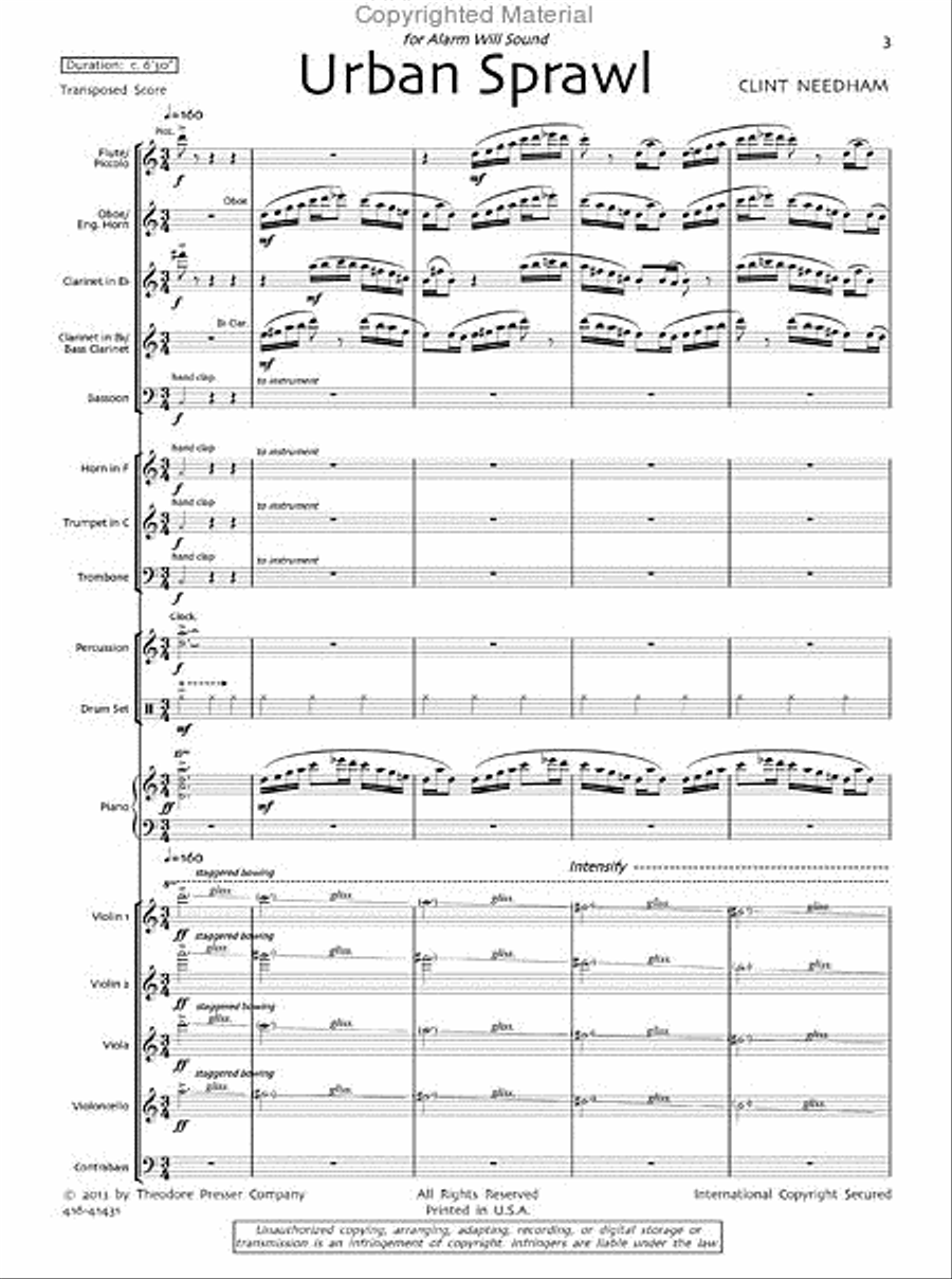 Urban Sprawl Orchestra scores gallery preview page 2
