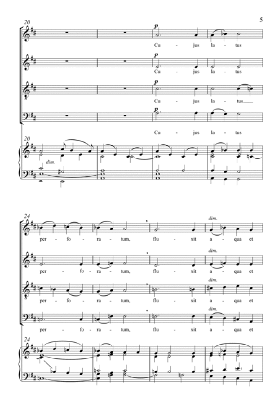 Ave Verum 4-Part scores gallery preview page 3