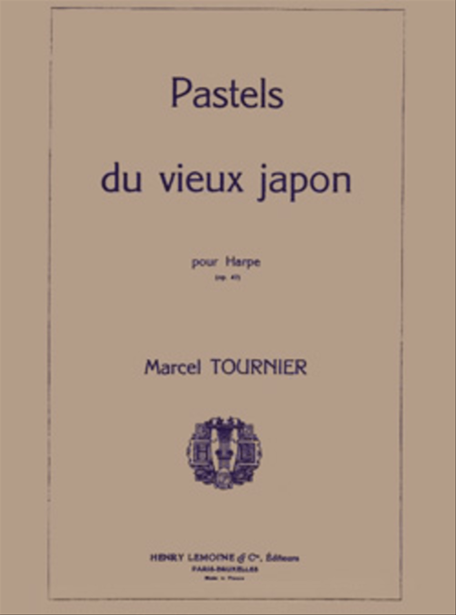 Pastels du vieux Japon Op. 47 Harp scores gallery preview page 1