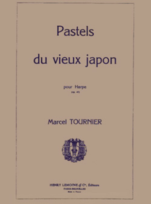 Book cover for Pastels du vieux Japon Op. 47
