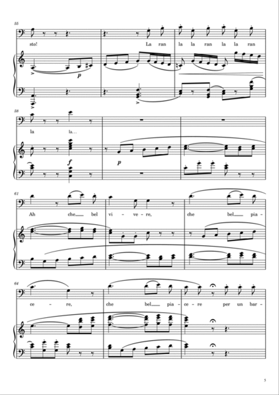 Rossini - Largo al factotum - from 