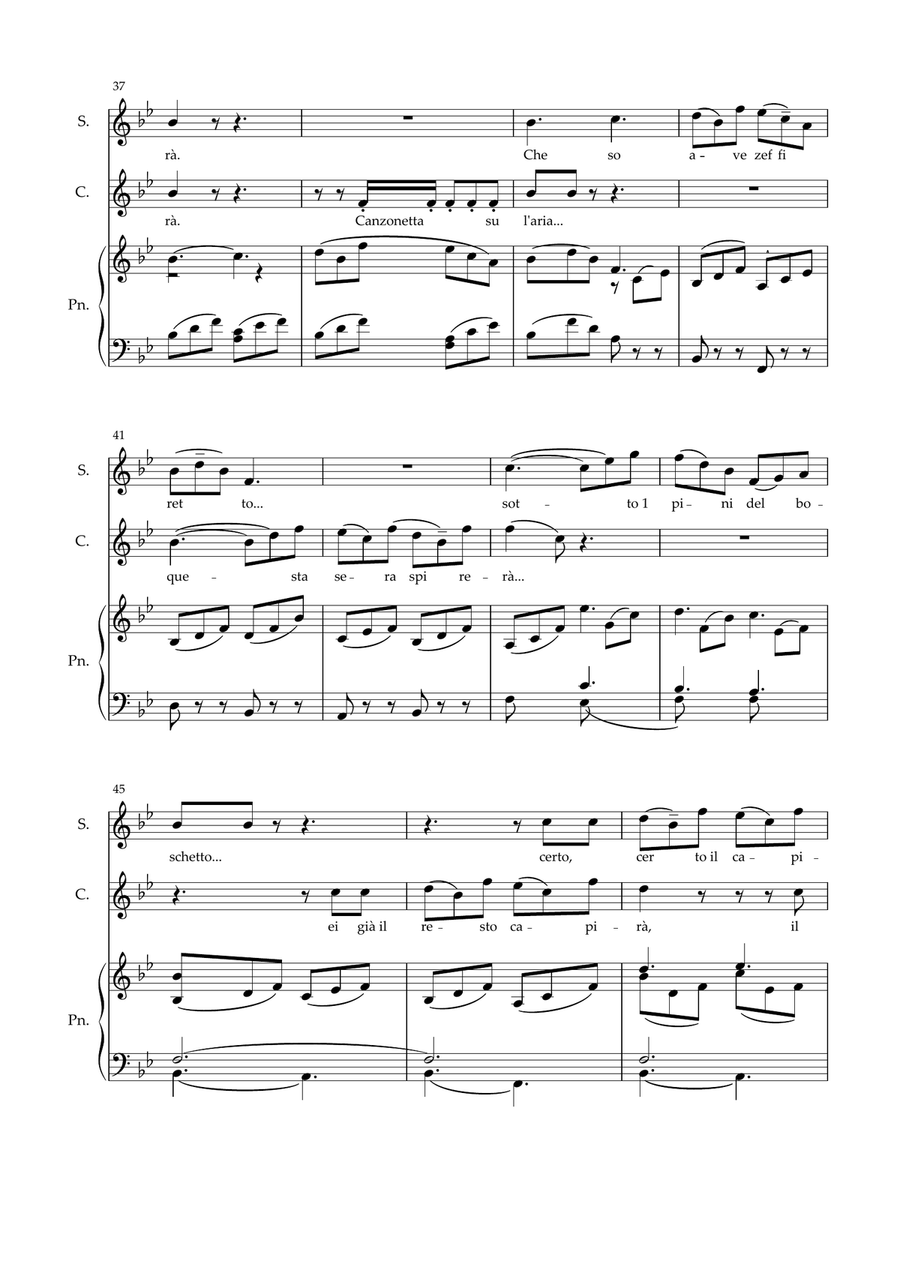 Sull' aria Sull' aria Voice Solo scores gallery preview page 4