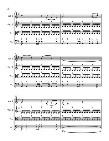 Bridgerton Theme by Alison Gillies String Quartet - Digital Sheet Music