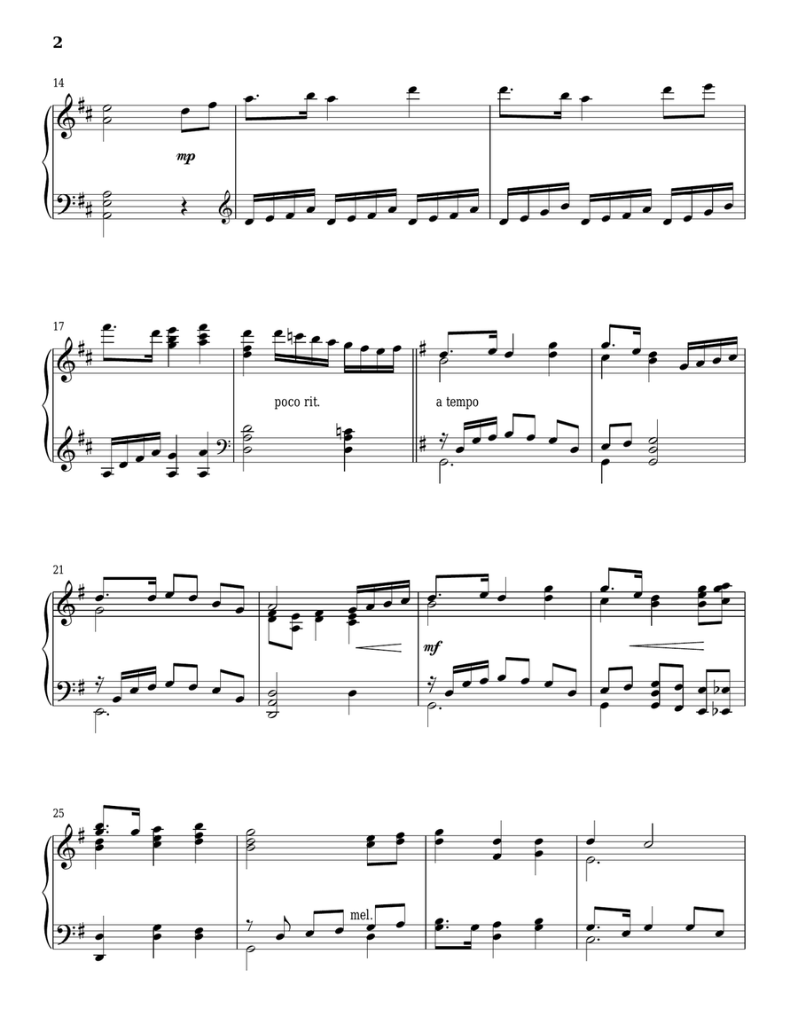 There Is A Fountain There Is A Fountain Piano Solo scores gallery preview page 2